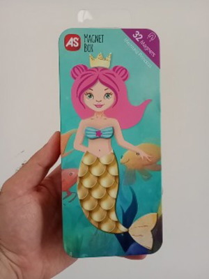 Mermaid Princess magnetic construction toy used