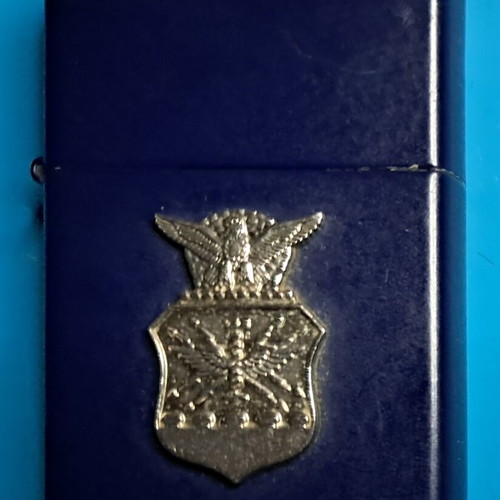 Zippo Air-Force Gold Emblem lighter used