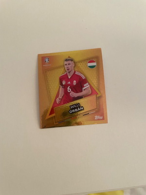 Topps UEFA euro 2024 stickers - gold
