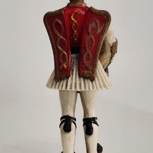 Vintage Evzone soldier figure used, Athens