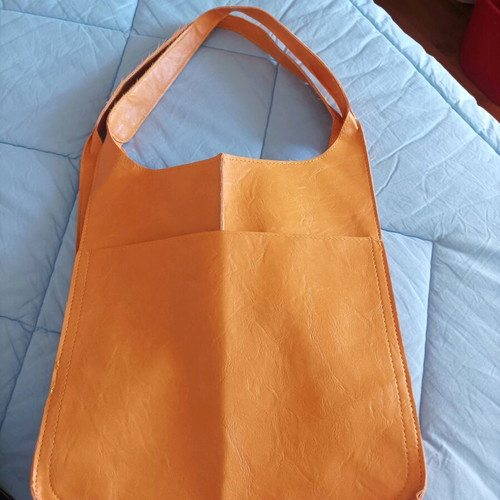 Handbags new, blue and yellow, spacious with compartments