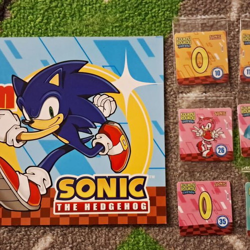 Koukouroukou Sonic 8 single stickers and album like new