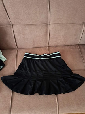 Athletic mini skirt used, black, size M for girls