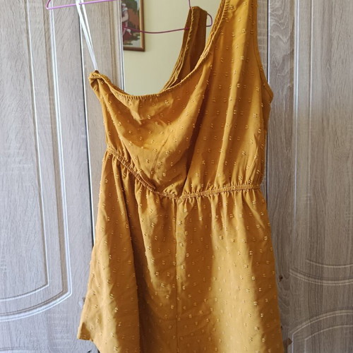 Shein yellow one-piece shorts size M like new