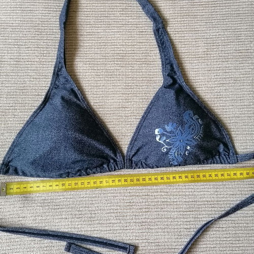 Vittorio Rossi bikini top size XL, blue