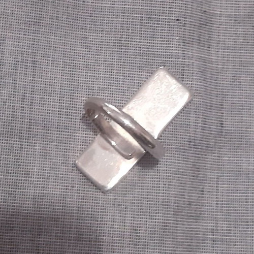 Handmade Rosa ring silver 925 with pink enamel new