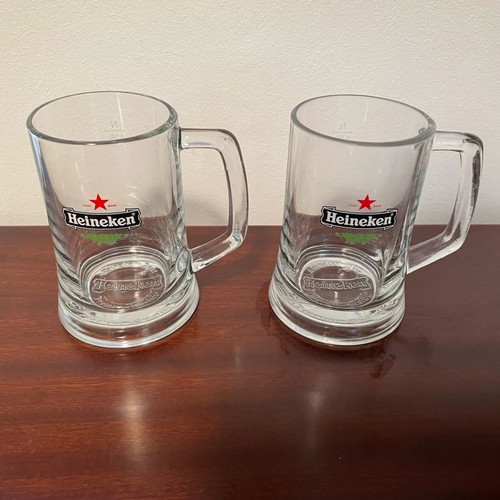 Heineken beer glasses used