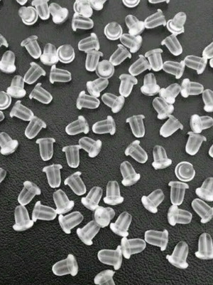 Silicone earring backs new, pair