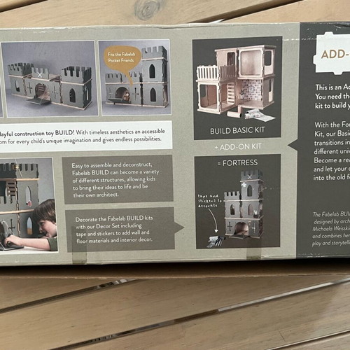 Fabelab Wooden House Plywood Basic Kit and Castle Add On Kit new