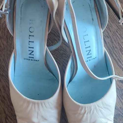 Pollini leather pumps used, size 37, beige