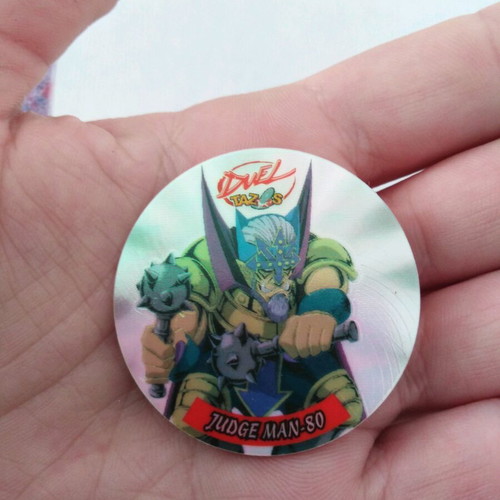 Yugioh Tazos Duel collectible caps 3 pcs like new