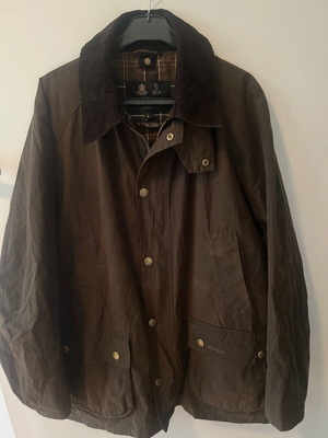 Barbour Ashby Wax Jacket Brown Size L like new