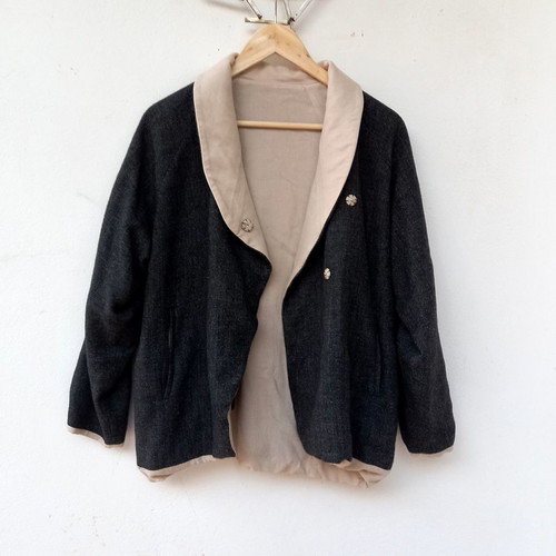 Double-sided wool jacket like new, size M