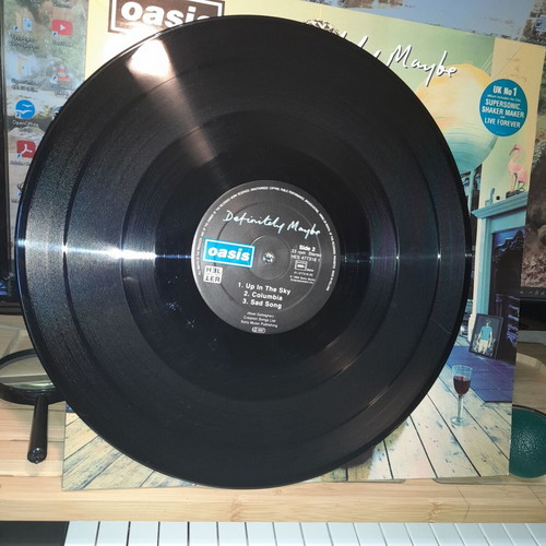 Oasis Definitely Maybe 2LP vinyl used, rock