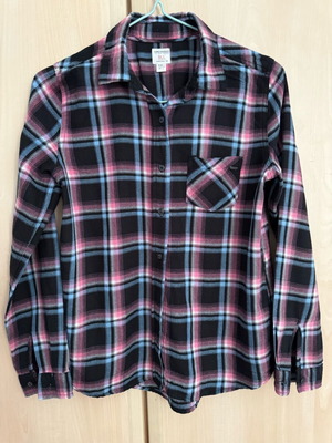 Πουκάμισο Funky Buddha για κορίτσι 12 ετών σαν καινούργιο, μαύρο και ροζ