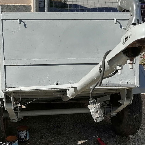 Transport trailer cart