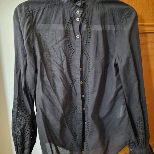 Jaeger women's shirt M used, black with lace details