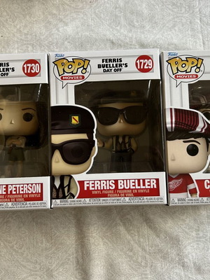 Funko Pop Ferris Bueller’s Day Off bundle of 3, like new