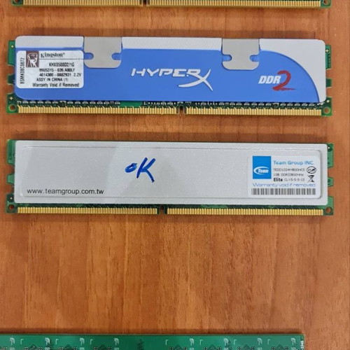 Μνήμες RAM μεταχειρισμένες για desktop και laptop, πακέτο 9 τεμαχίων