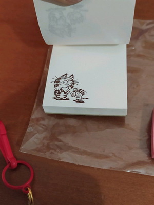 Old school notepads used, correspondence