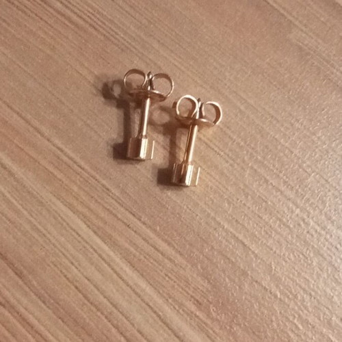 Stainless steel earrings like new