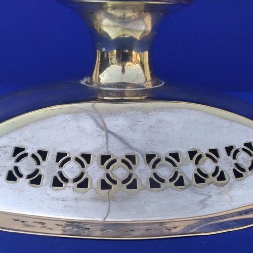 Crusader Large Silver-Plated Bowl used, vintage Australian 1930s