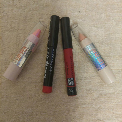 Lipsticks like new, pack of 5 pieces