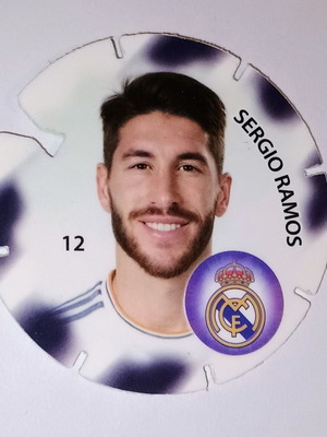 Sergio Ramos Real Madrid collectible football sticker