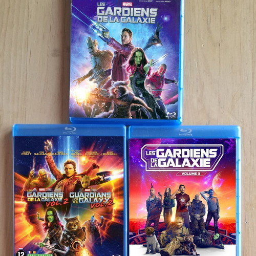Marvel Guardians of the Galaxy trilogy Blu-ray set, region free