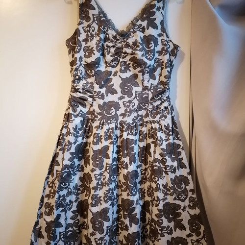 Marc O'Polo cotton dress new, size S, beige and brown