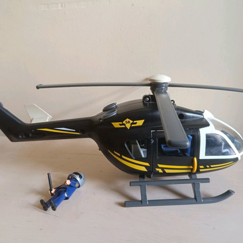 Playmobil helicopter used with missing parts