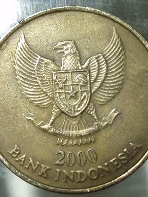 Νόμισμα 500 Rupiah Ινδονησίας μεταχειρισμένο, 2000