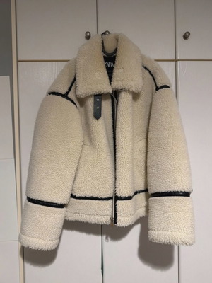 Μπουφάν Zara μεταχειρισμένο, μπεζ, μέγεθος XL