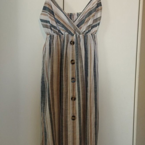 Linen dress short one size like new, made in Italy