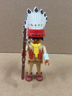 Playmobil 3395 Western 1990 Индиански вожд употребяван