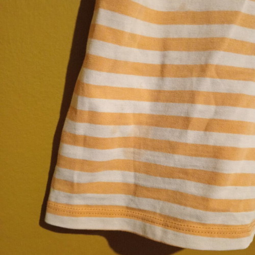 M&S Collection striped oversized T-shirt 100% cotton new
