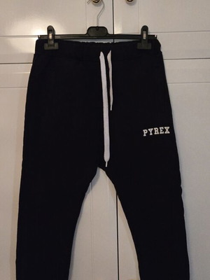 Pyrex Original black sweatpants used, size S, streetwear style