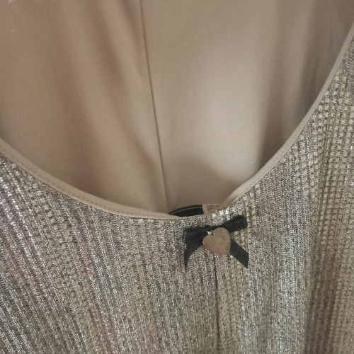Lynne gold one-piece jumpsuit size 40 like new