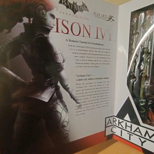 Poison Ivy figure DC Batman Arkham City 20cm like new