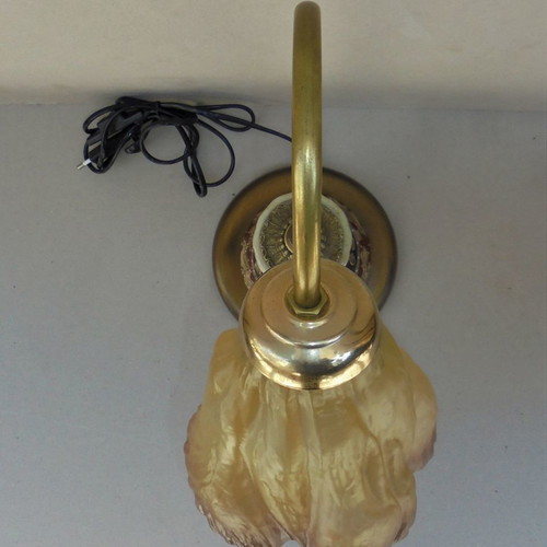 Satsuma table lamp with checked wiring