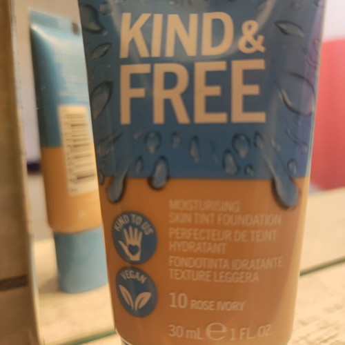 Rimmel Kind & Free Skin Tint Foundation 30ml new, 10-Rose Ivory