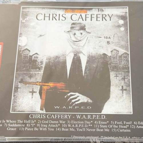Chris Caffery W.A.R.P.E.D. promo CD used, metal