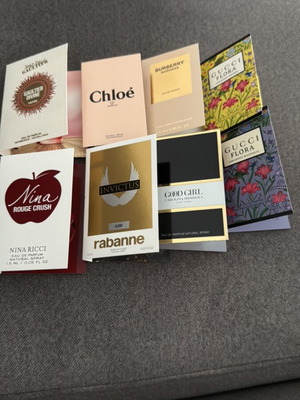 Perfume testers new, pack of 8, 1.5 ml each