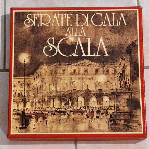 Strate Di Gala alla Scala vinyl records like new, pack of 9, classical music