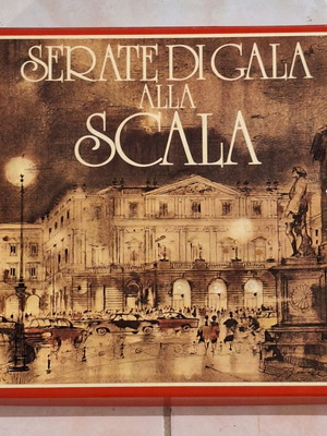 Strate Di Gala alla Scala vinyl records like new, pack of 9, classical music