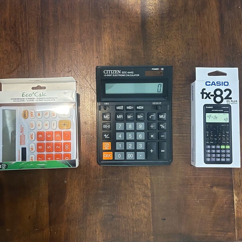 Calculators new with Casio scientific model