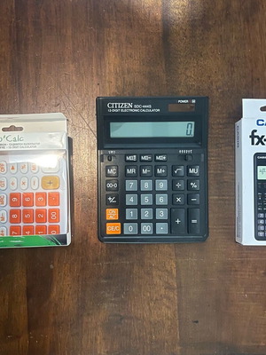 Calculators new with Casio scientific model