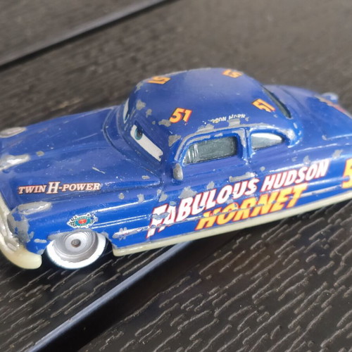 Disney Cars Hudson Hornet 1:55 used, moderate condition
