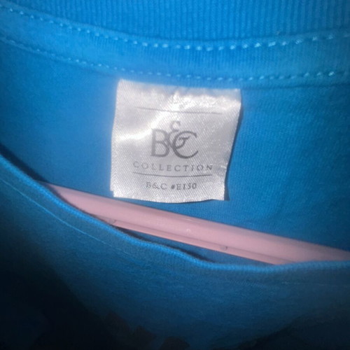 B&C Blue T-shirt like new, size L