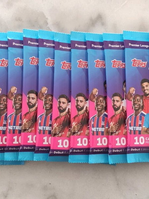 Topps Premier League 2026 12 σφραγισμένα φακελάκια κάρτες καινούργια